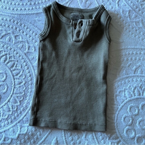 KIDWILD Organic Vintage Henley Tank SIZE 0-3 months - Picture 1 of 2